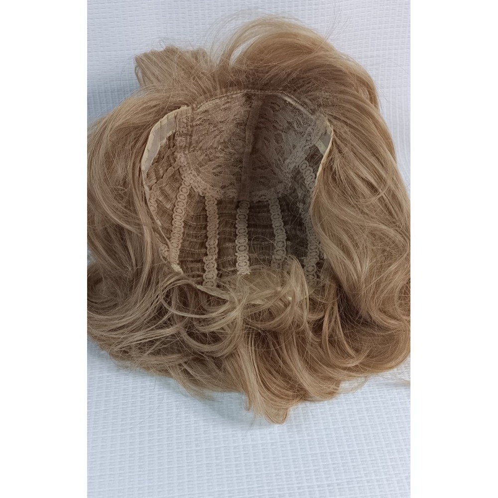 Women's breathable net adjustable buckle thick synthetic Spring Honey hair wig - Picture 4 of 9